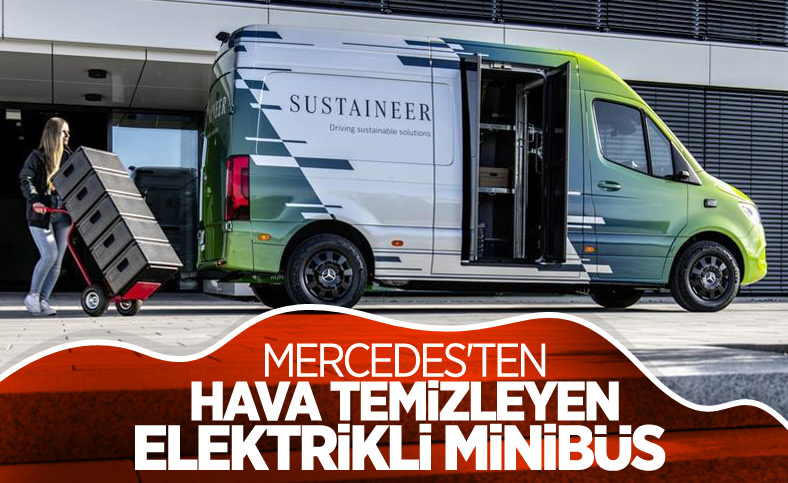 Mercedes'ten havayı temizleyen elektrikli minibüs: Sustaineer 