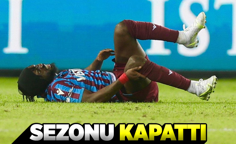 Trabzonspor'da Gervinho'nun yan çapraz bağları koptu