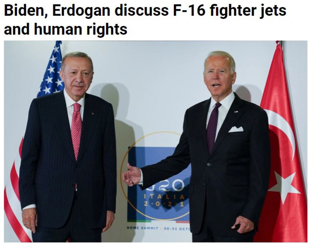 Cumhurbaşkanı Erdoğan ile Joe Biden arasındaki görüşme dünya basınında #1