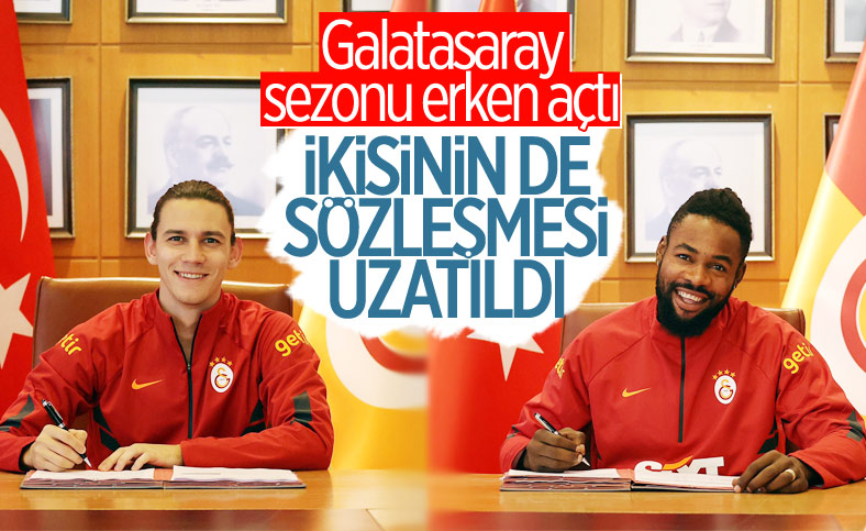 Galatasaray, Luyindama ve Taylan Antalyalı'nın sözleşmelerini uzattı