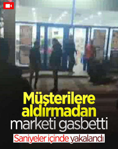 Bağcılar'da bıçakla marketi gasbedenler, suçüstü yakalandı