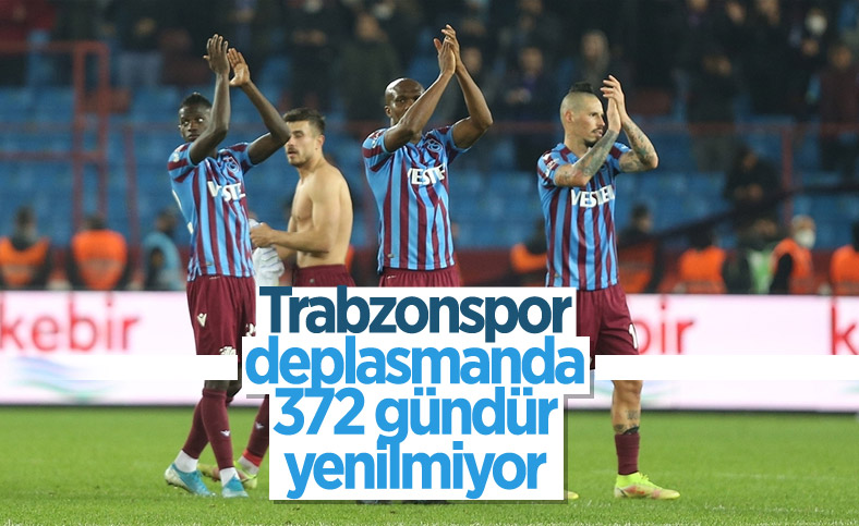 Trabzonspor, deplasmanda 372 gündür yenilmiyor