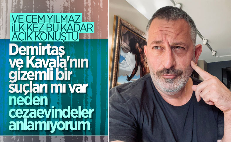 Cem Yılmaz'dan Osman Kavala ve Selahattin Demirtaş'a destek