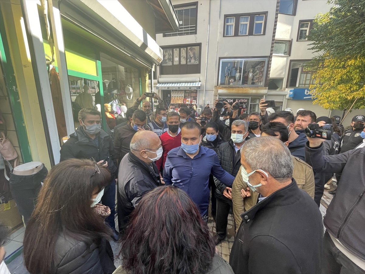 Tunceli de izinsiz basın açıklaması yapmak isteyen HDP liler polisle tartıştı #2