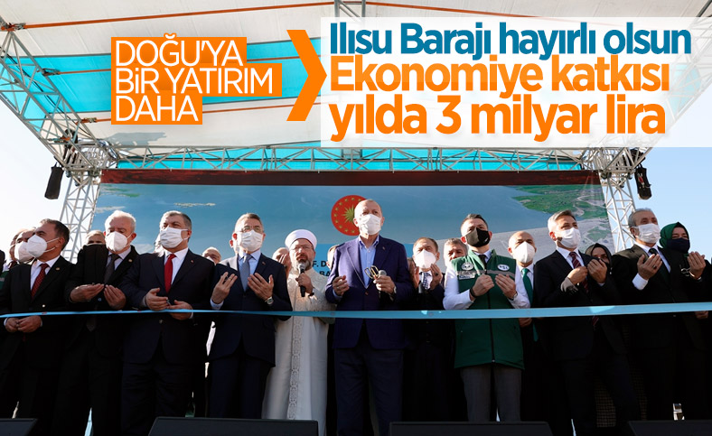 Cumhurbaşkanı Erdoğan, Ilısu Barajı ve HES açılışına katıldı