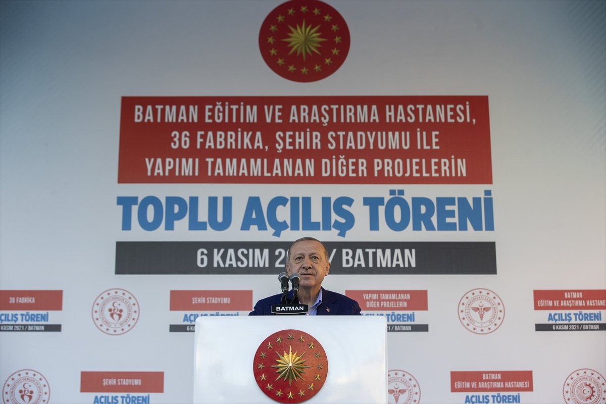 Cumhurbaşkanı Erdoğan, Batman da toplu açılış töreninde konuştu #1