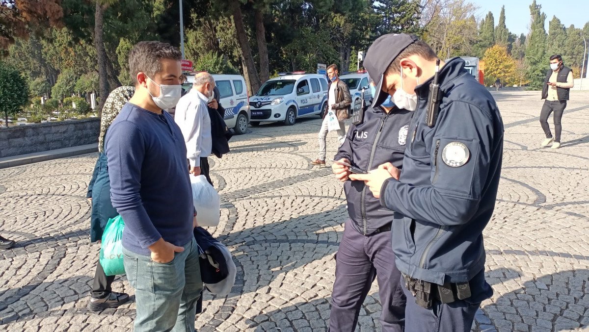 Edirnekapı Şehitliği nde polis denetimi #2