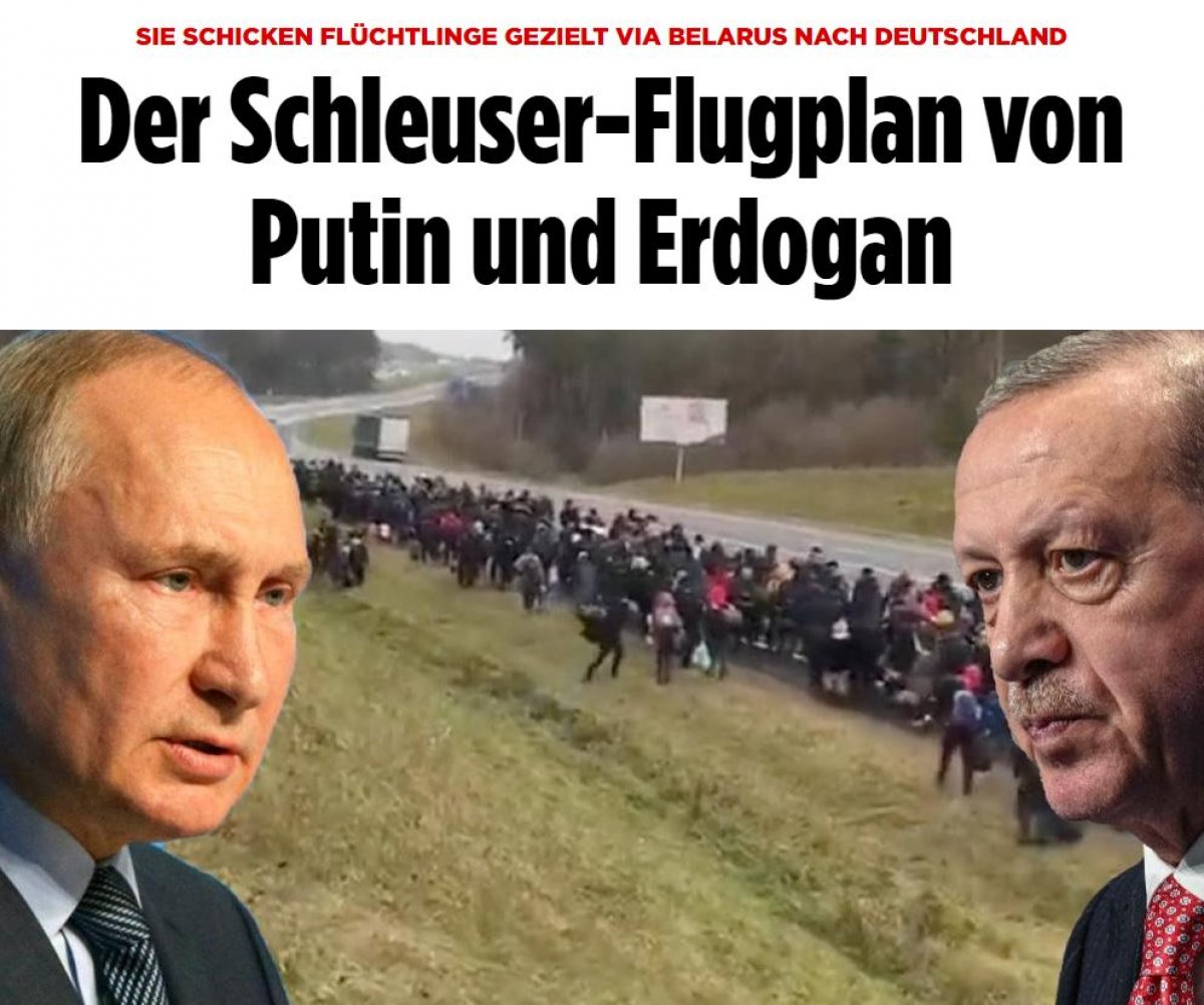 Bild, Polonya sınırındaki göçmen krizinden Türkiye yi sorumlu tuttu #2