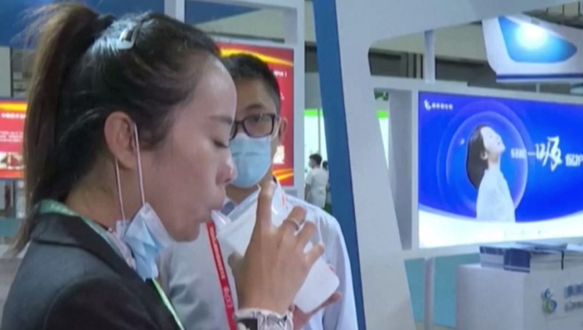 Çin, dünyanın ilk solunabilir aşısını tanıttı #2