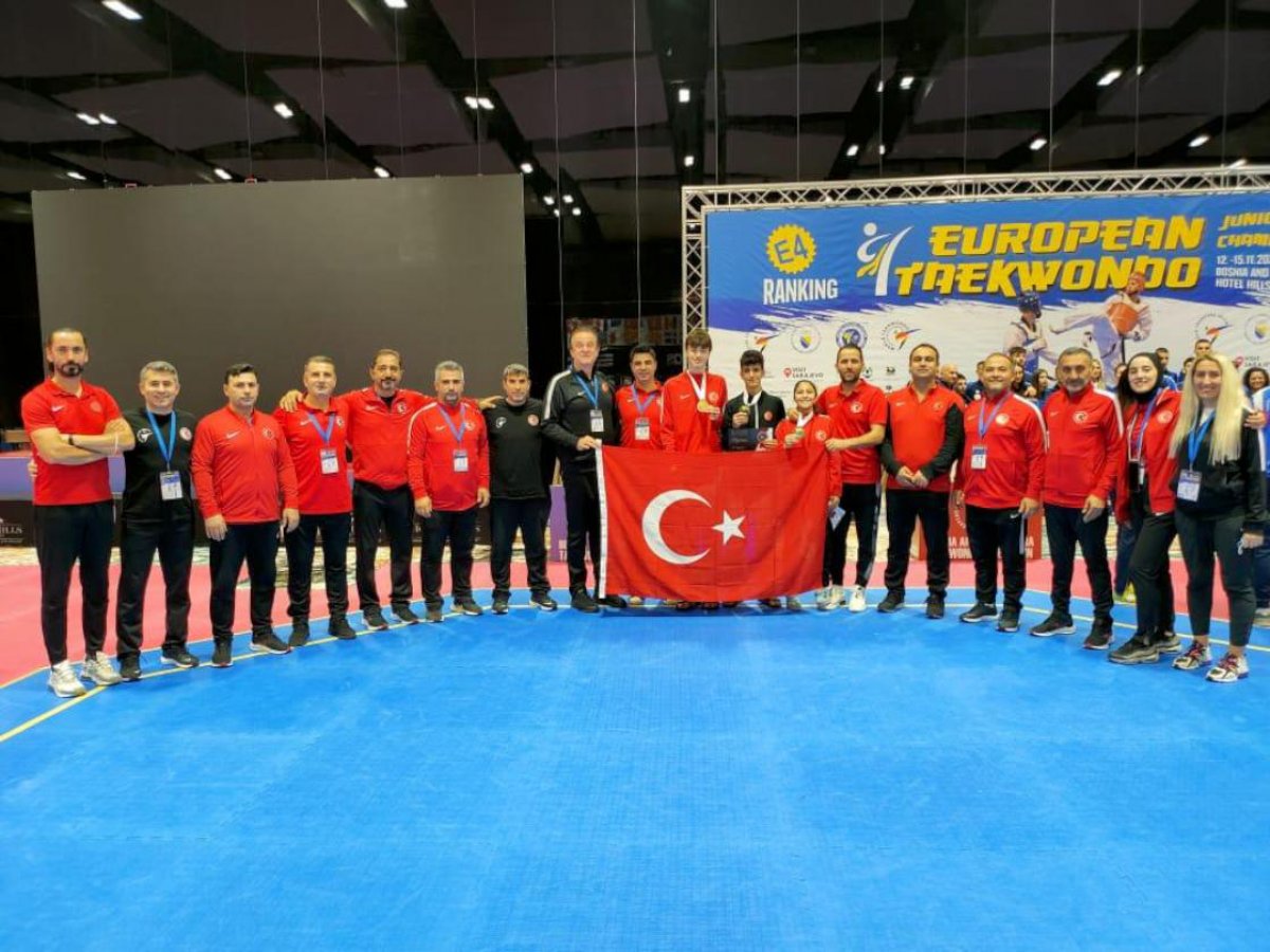 Milli tekvandocu Yiğithan Kılıç, gençlerde Avrupa şampiyonu oldu #3