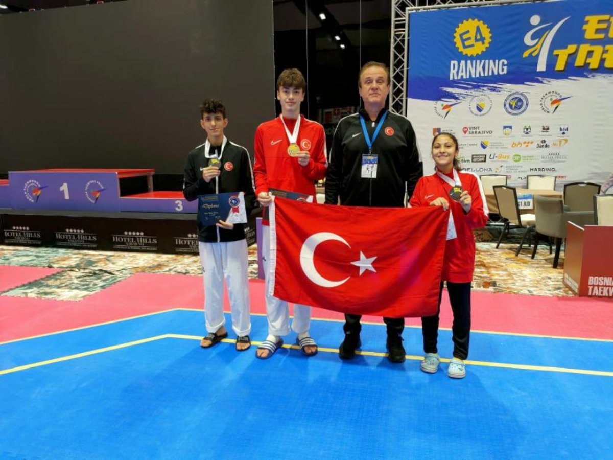 Milli tekvandocu Yiğithan Kılıç, gençlerde Avrupa şampiyonu oldu #2