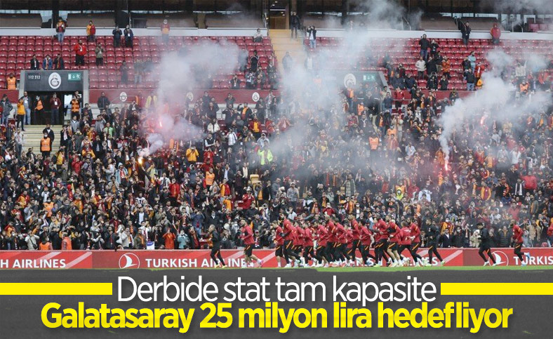 Galatasaray, derbide kasasını dolduracak