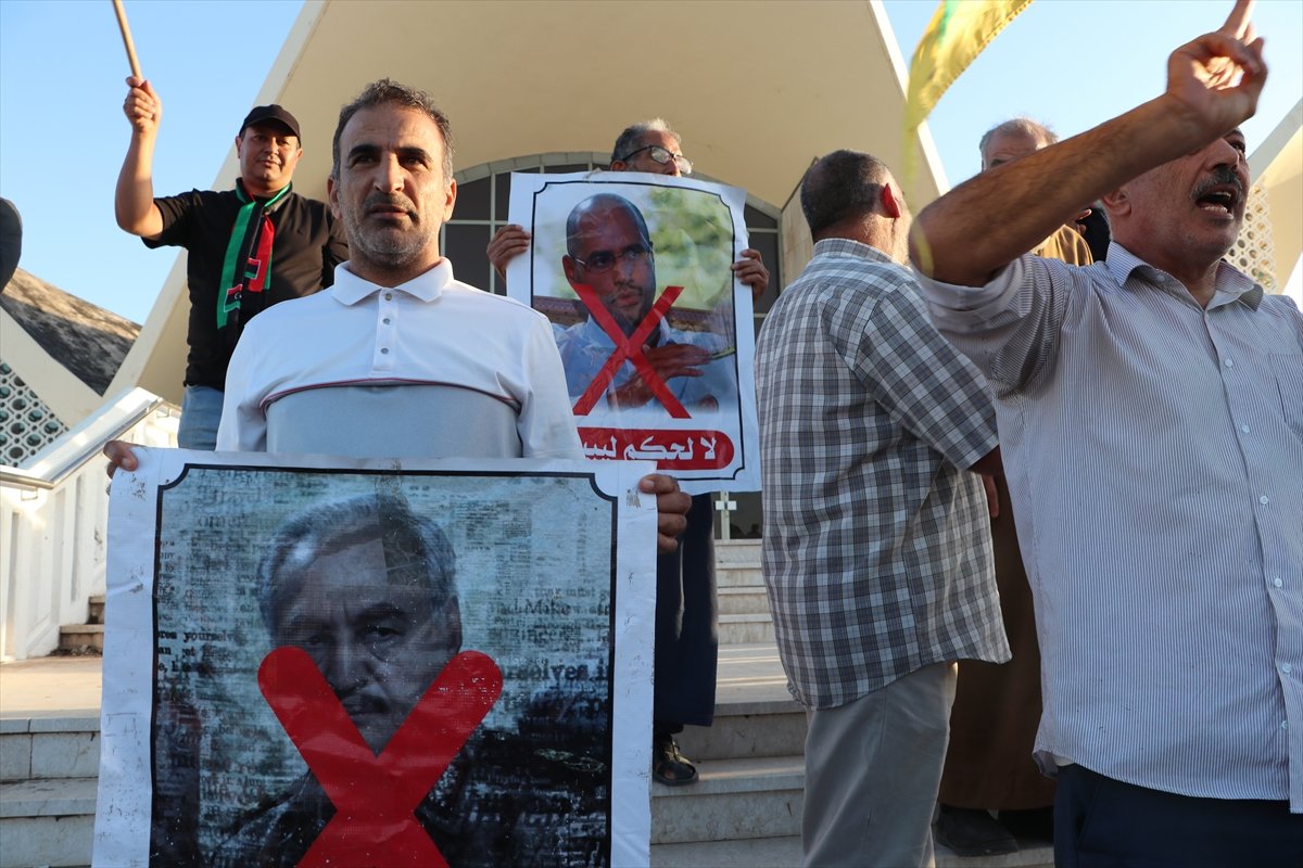 Libya da Kaddafi nin oğlu Seyfülislam ın adaylığı protesto edildi #4