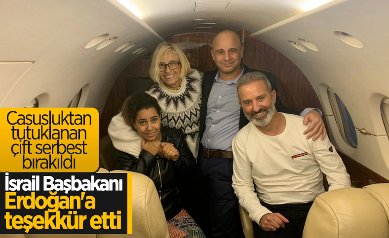 Tutuklanan İsrailli çift, serbest bırakıldı