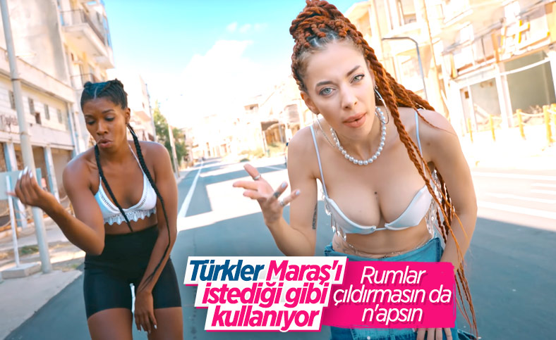 Kıbrıslı Türk şarkıcının Kapalı Maraş'taki klibine tepki