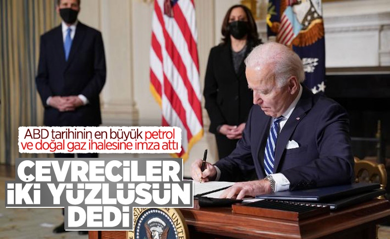Çevreciler Biden yönetimine tepki gösterdi