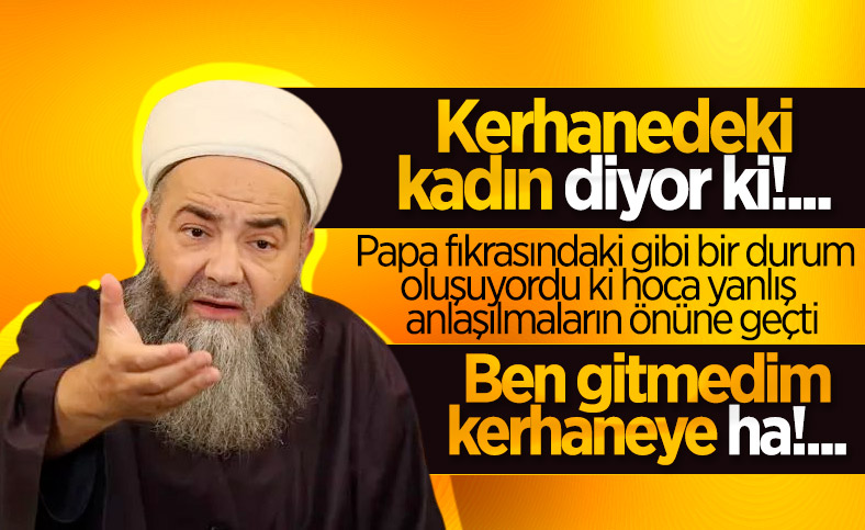 Cübbeli Ahmet Hoca'nın 'kerhane' örneği cemaati güldürdü