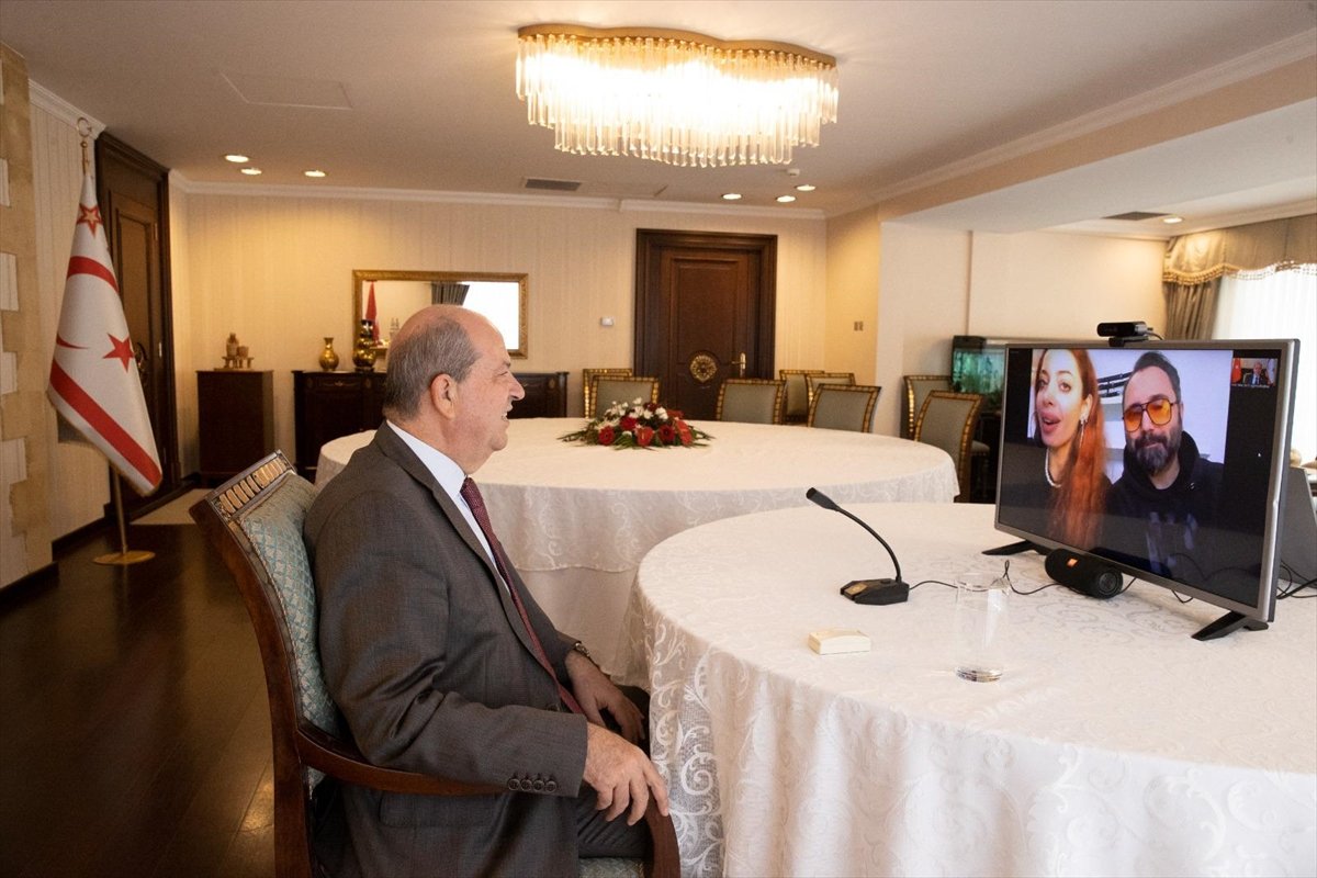 Ersin Tatar dan Kapalı Maraş ta klip çeken Nihayet Elibol a destek #5