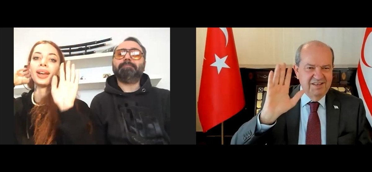 Ersin Tatar dan Kapalı Maraş ta klip çeken Nihayet Elibol a destek #3