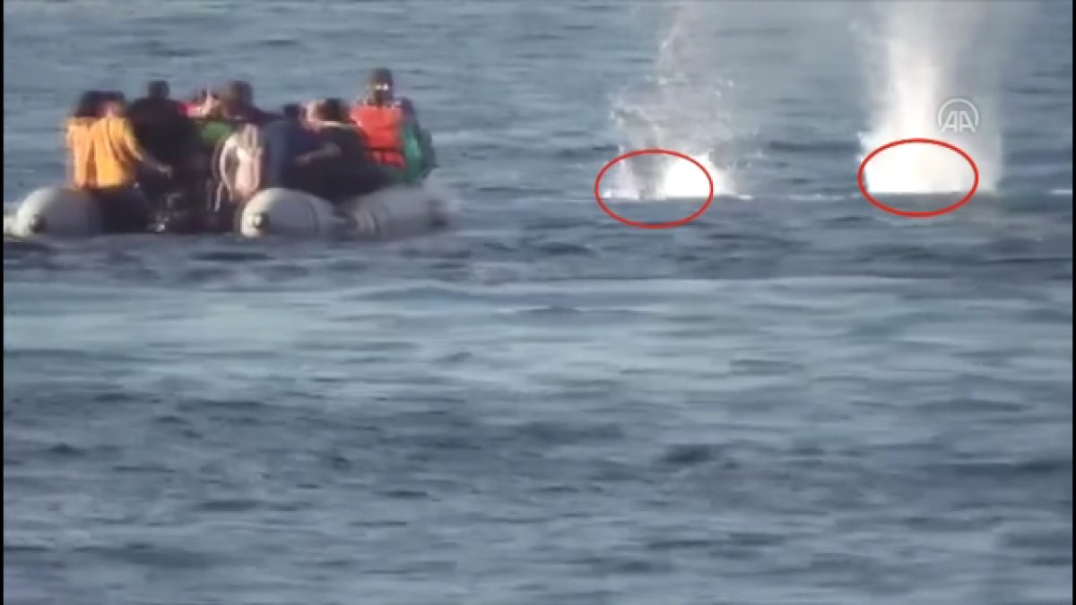 Ege Denizi nde göçmenlere ateş açıldı  #6