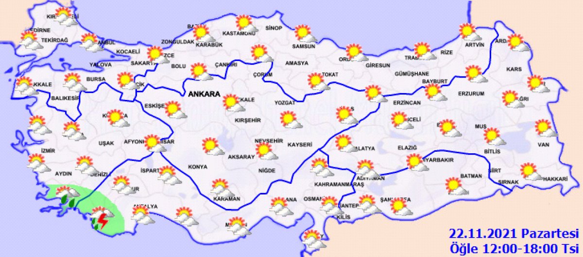  Bugün hava nasıl olacak? Meteoroloji den son tahminler #1