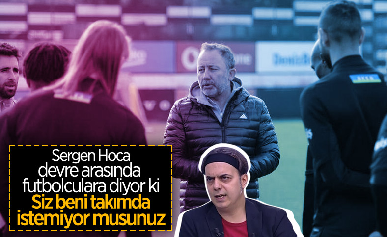 Sergen Yalçın'ın devre arası konuşması