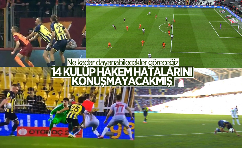 Ahmet Ağaoğlu: 14 kulüp anlaştık, hakem konuşmayacağız