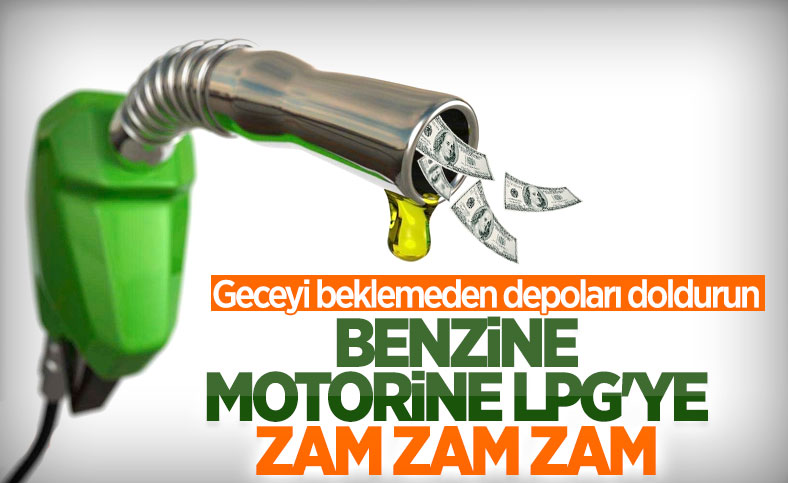 Akaryakıta zam geldi