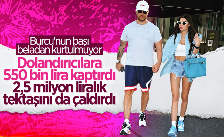 Burcu Kıratlı'nın 2.5 milyonluk tektaşı çalındı