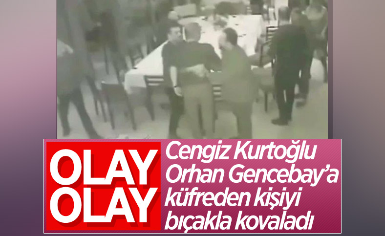 Cengiz Kurtoğlu'ndan iş adamı Mustafa Can'a bıçaklı saldırı
