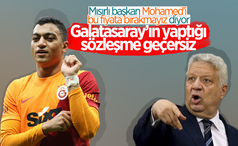 Zamalek Başkanı Mansour: Mohamed'in sözleşmesi geçersiz