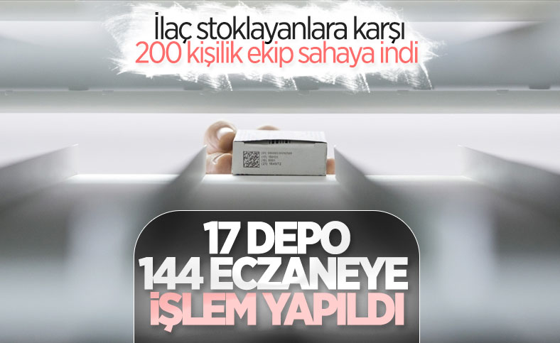 Sağlık Bakanlığı'ndan 57 ecza deposuna denetim