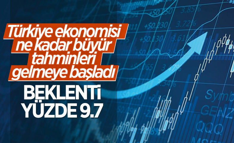 Anketlere göre Türkiye ekonomisinde büyüme beklentisi yüzde 9.7