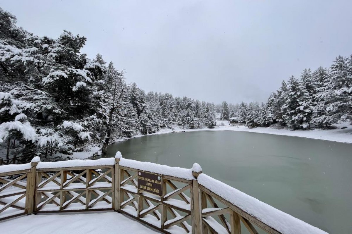 Zigana Dağı beyaza büründü #1