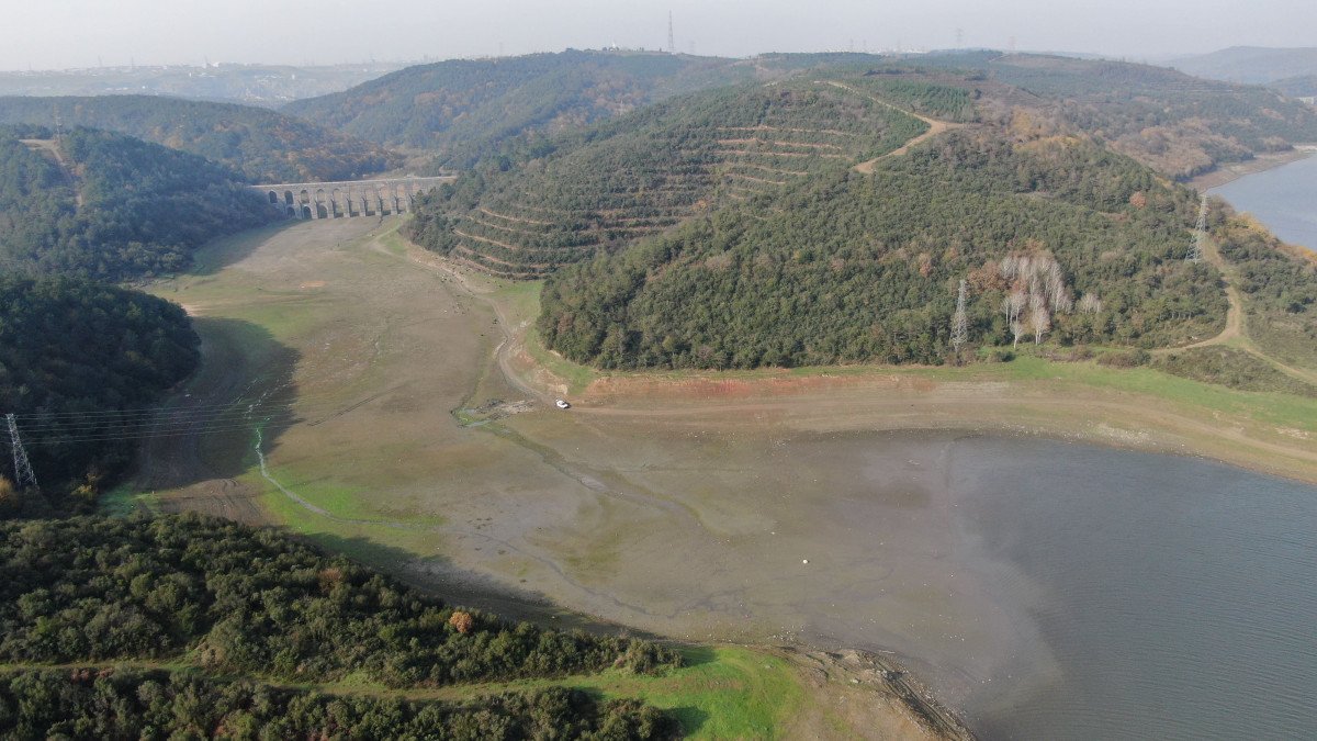 Alibeyköy Barajı nda doluluk oranı 17.3 lere geriledi #2