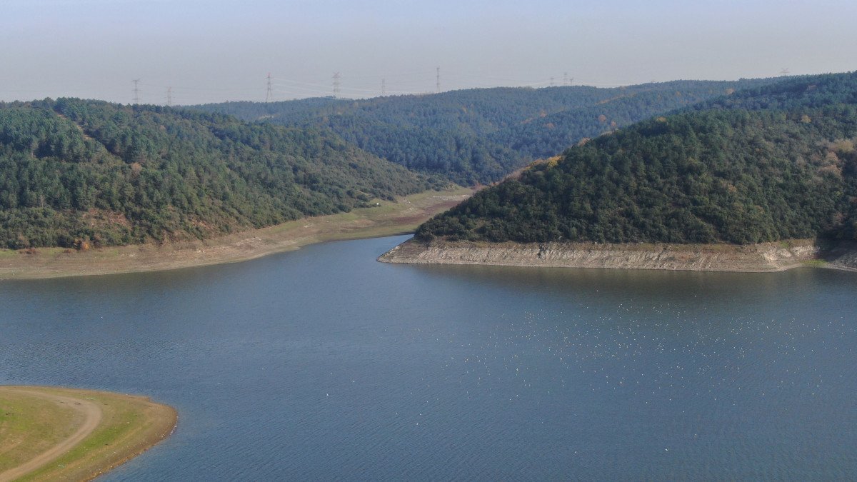 Alibeyköy Barajı nda doluluk oranı 17.3 lere geriledi #4