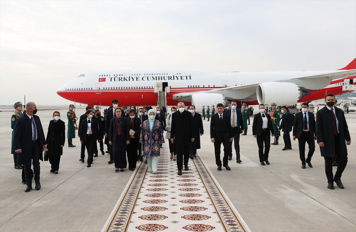 Cumhurbaşkanı Erdoğan, Türkmenistan da #1
