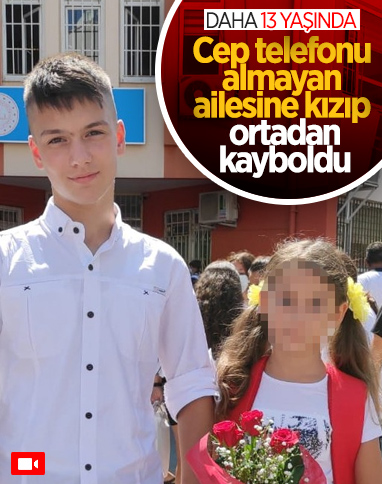 Antalya'da kayıp 13 yaşındaki çocuk için ailesi endişeleniyor