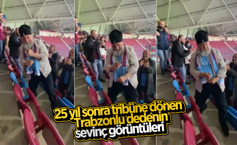 Trabzonsporlu taraftarın sosyal medyadaki galibiyet sevinci