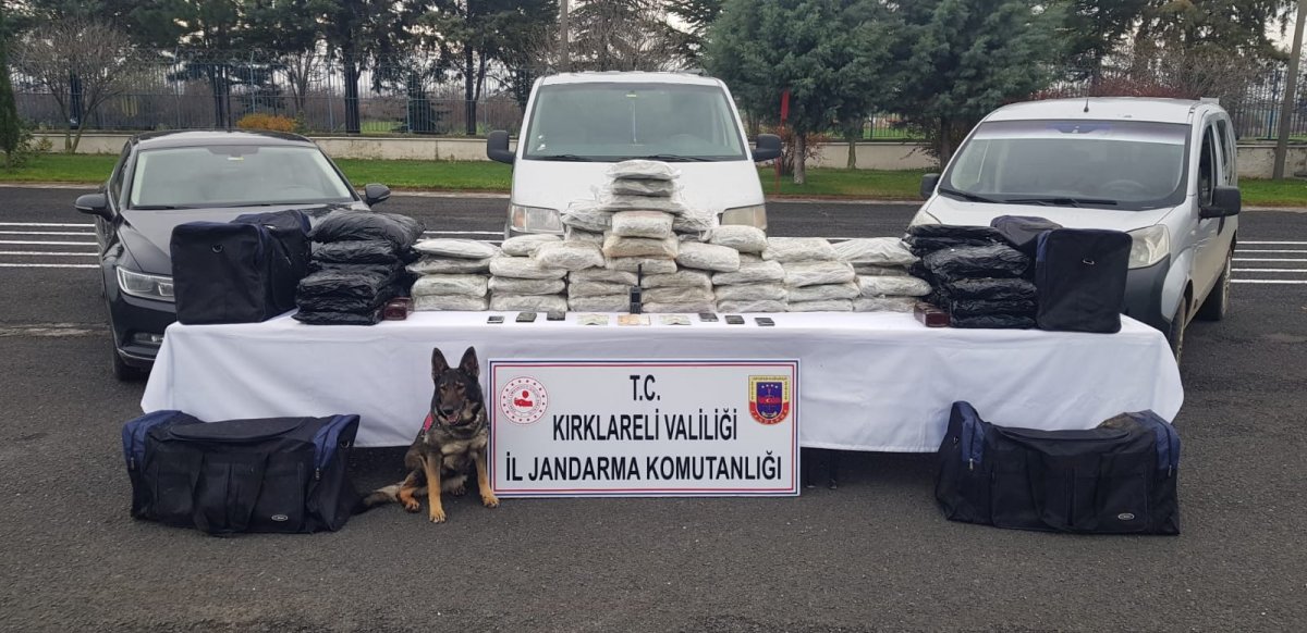 Bulgaristan dan İstanbul a getirilen 63 kilo uyuşturucuya el konuldu #2