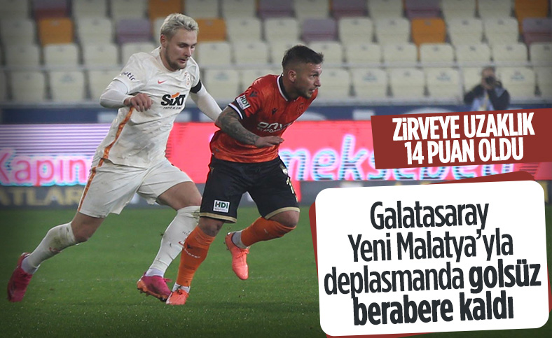 Galatasaray, Yeni Malatyaspor'la berabere kaldı