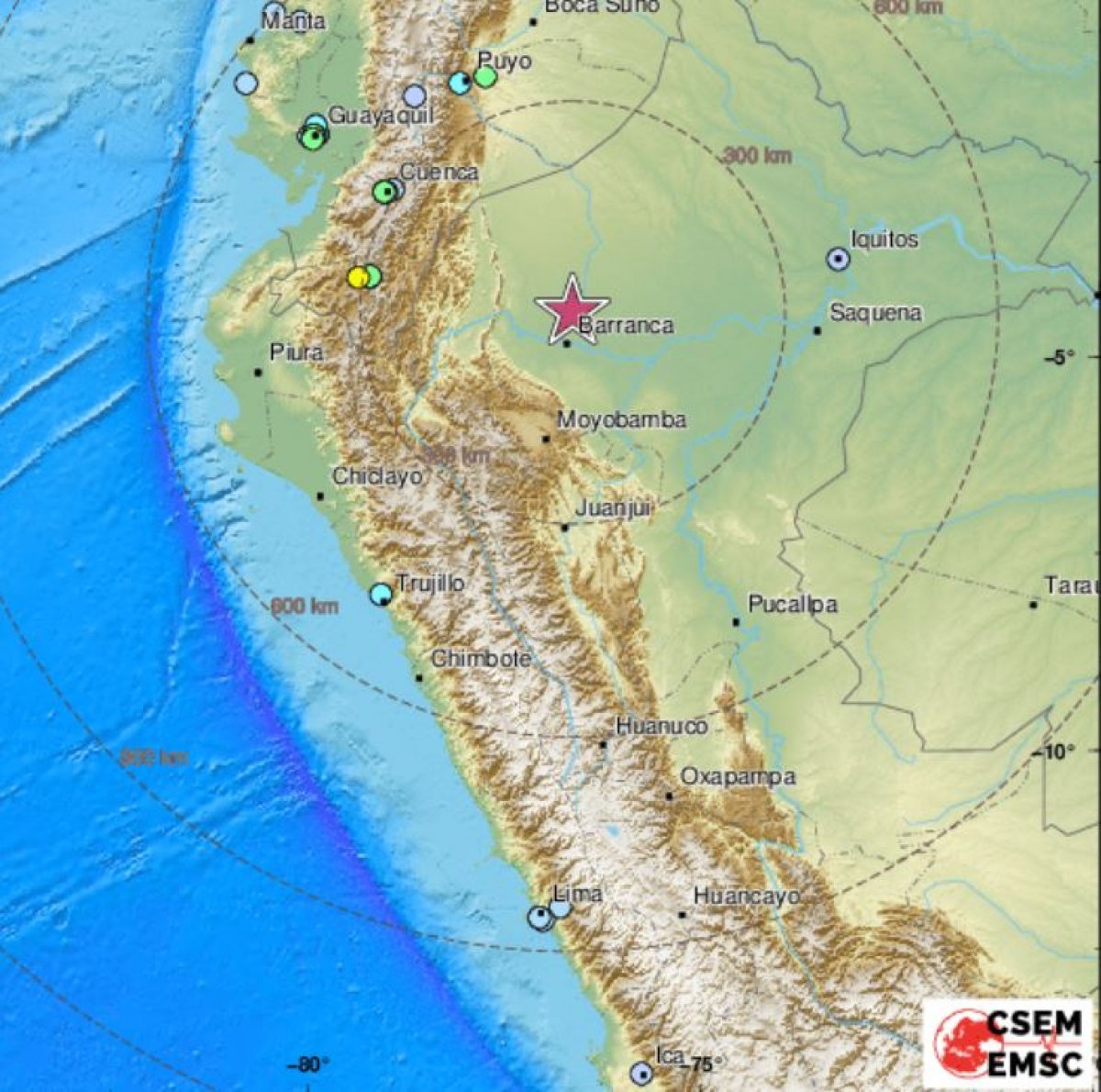 Peru da 7.5 büyüklüğünde deprem #1