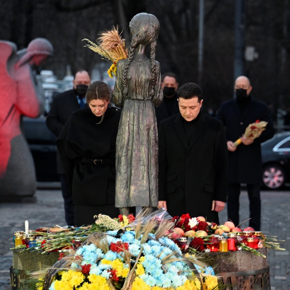 Ukrayna da Holodomor trajedisinin kurbanları anıldı #2