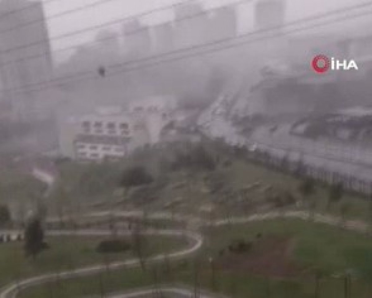 Başakşehir de elektrik trafosu patladı #2