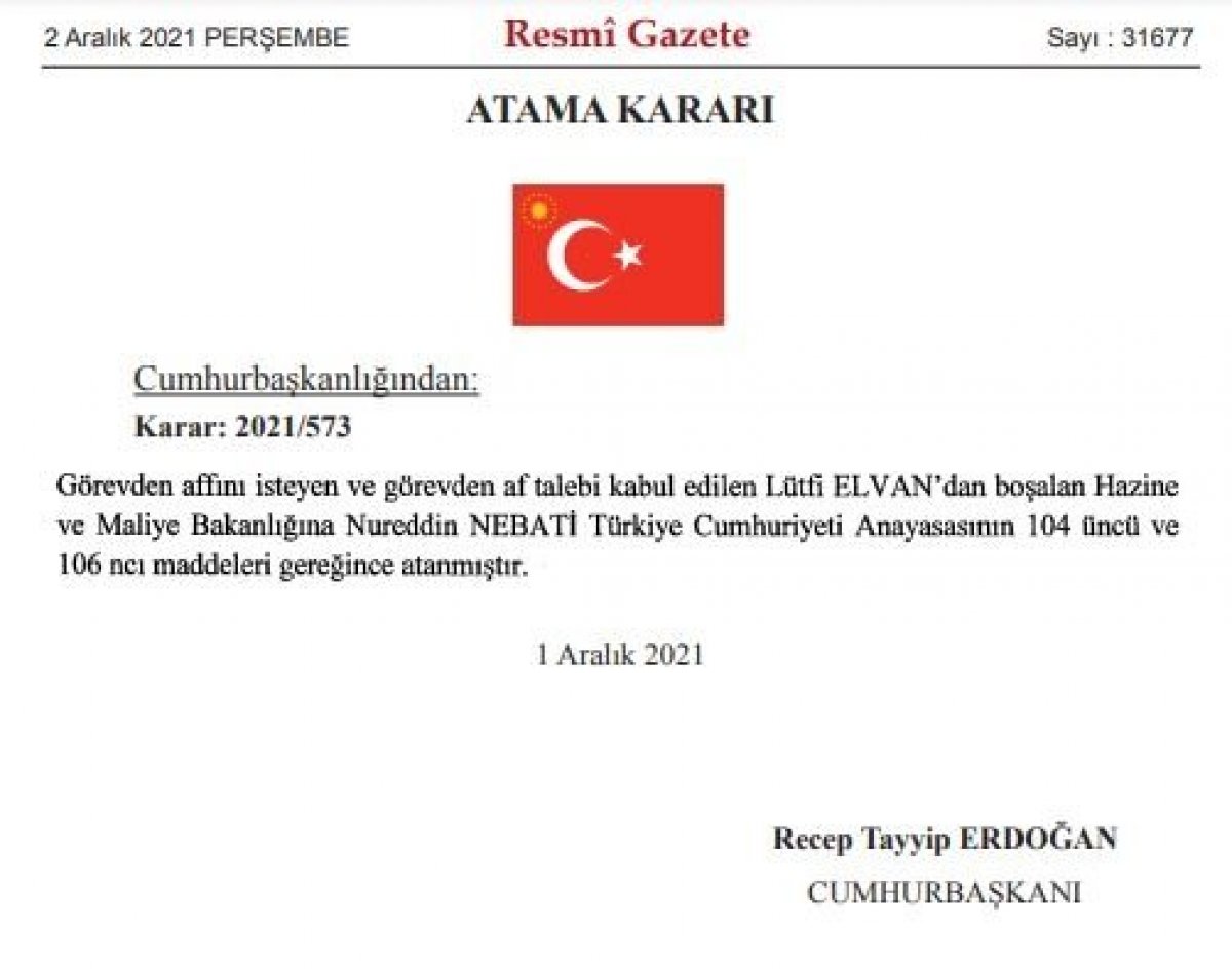 nureddin nebati kimdir yeni hazine ve maliye bakani nureddin nebati nin biyografisi