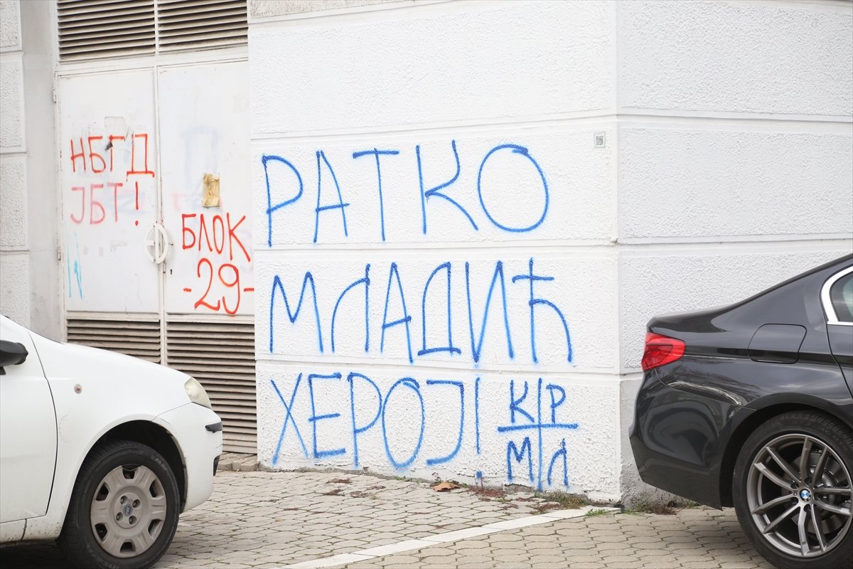 Sırbistan da Bosna Kasabı Mladic in duvar resimlerine tepkiler büyüyor #7