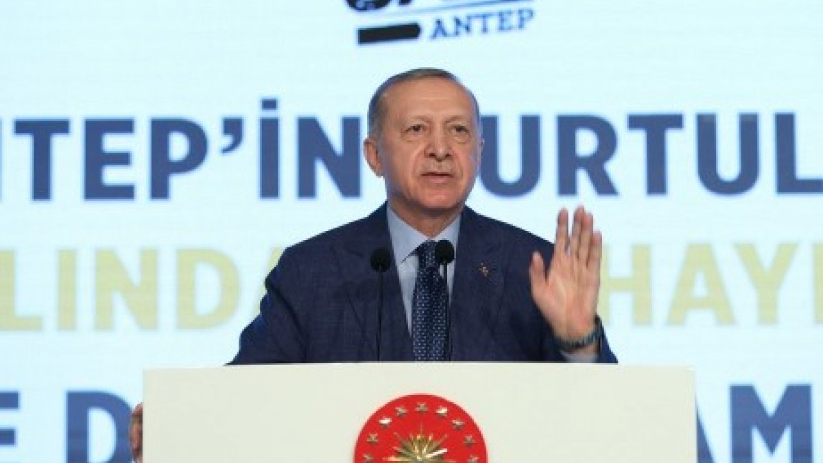 Cumhurbaşkanı Erdoğan'ın Eğitime Destek Kampanyası Töreni'nde