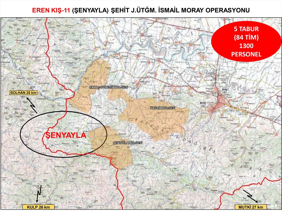 Muş ve Diyarbakır da  Eren Kış-11 Operasyonu  başlatıldı #7