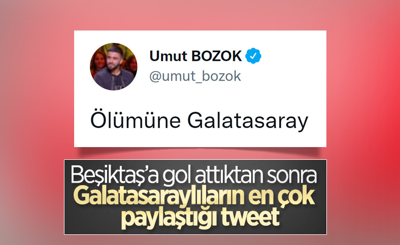 Galatasaray taraftarından Umut Bozok paylaşımı