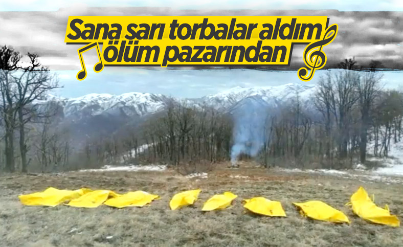 Tunceli'de öldürülen teröristler sarı poşette